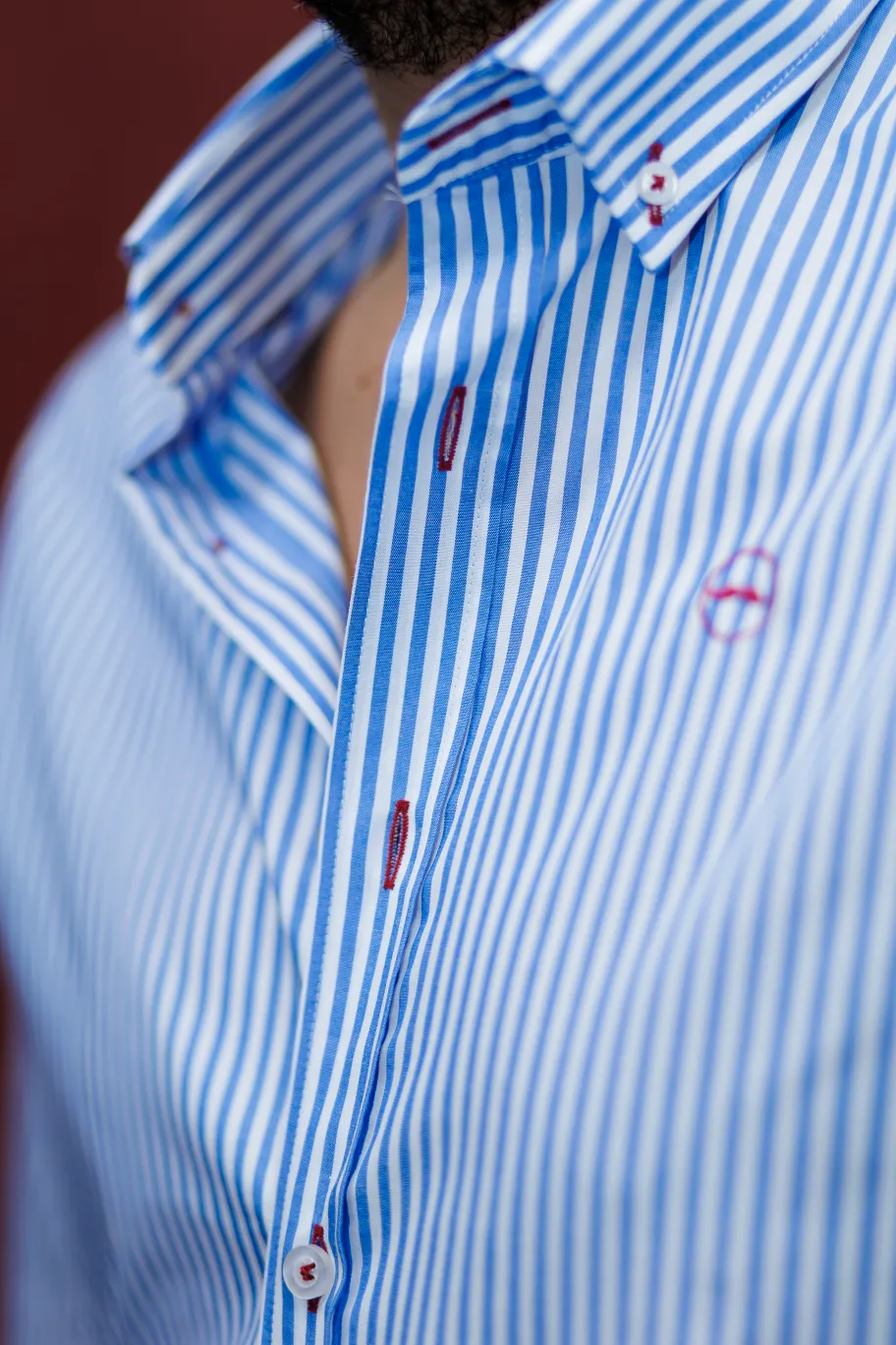 Camisa a Rayas Azules | Kiko Bigot