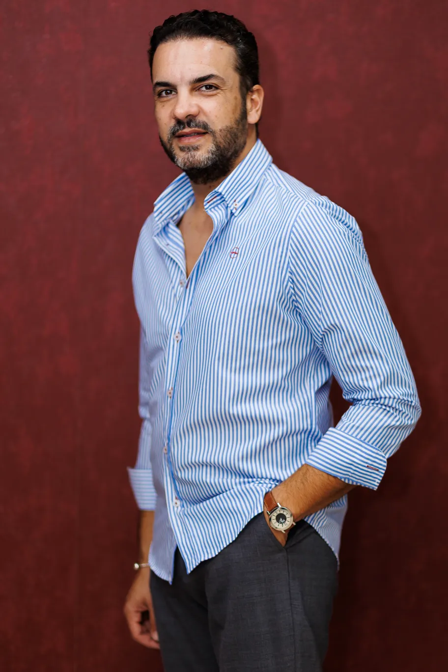 Camisa a Rayas Azules | Kiko Bigot