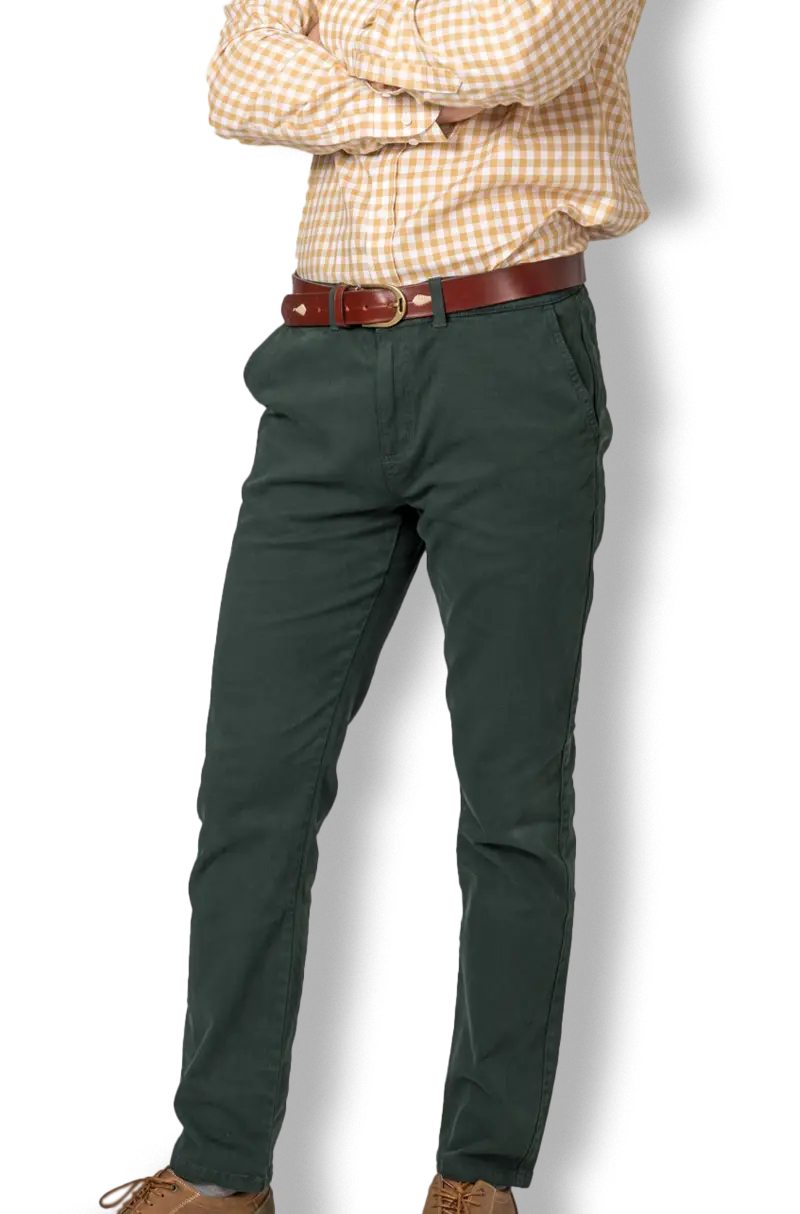Pantalón Chino Classic Verde Bosque | Kiko Bigot