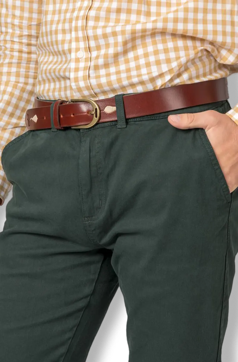 Pantalón Chino Classic Verde Bosque | Kiko Bigot