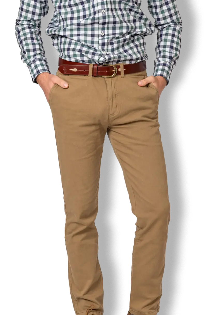 Pantalón Chino Classic Camel Kiko Bigot