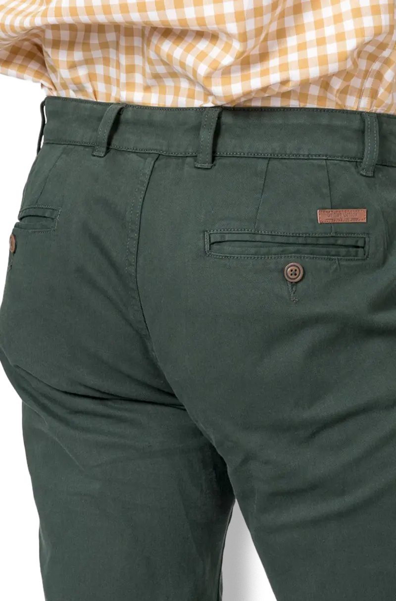 Pantalón Chino Classic Verde Bosque | Kiko Bigot
