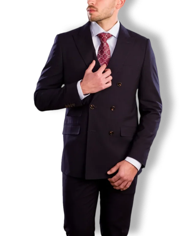 Traje Cruzado Sierpe Gris Marengo | Kiko Bigot