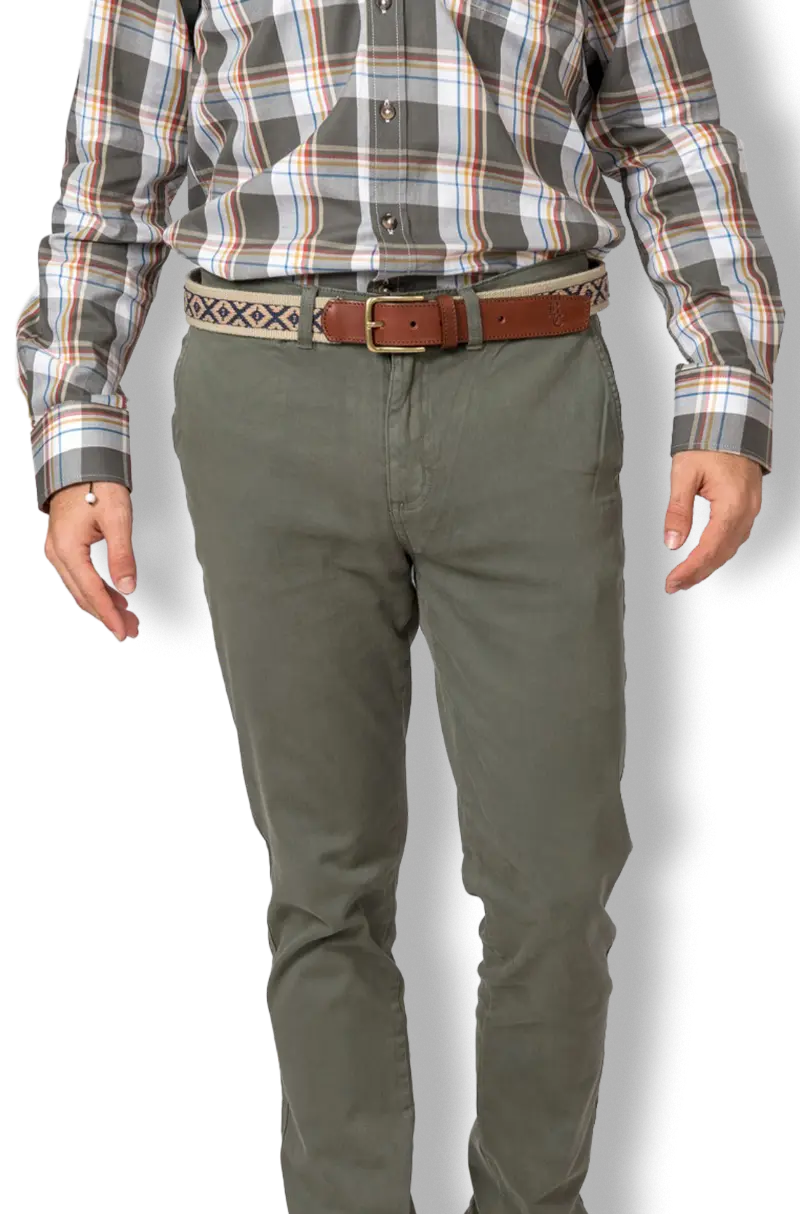 Pantalón Chino Classic Verde | Kiko Bigot