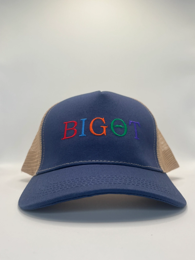 Gorra Bigot Marino y Beige Kiko Bigot