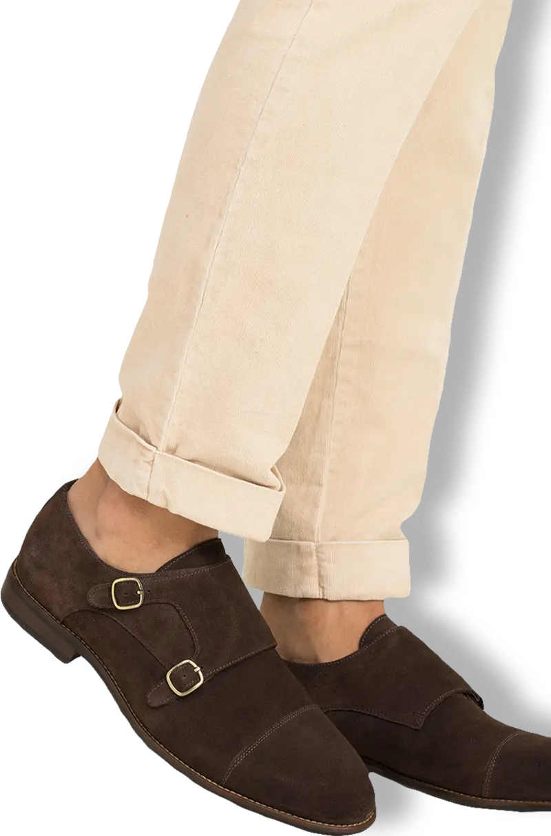 Zapatos Hebilla Ante Marrón Kiko Bigot