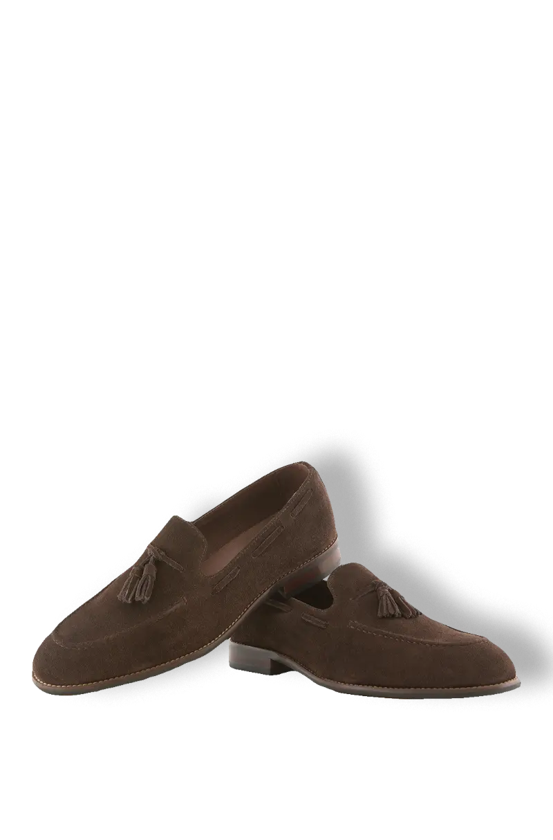 Zapatos Ante Borlas Marrón | Kiko Bigot