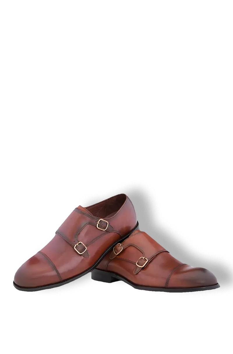 Zapatos Hebilla Piel Terracota | Kiko Bigot