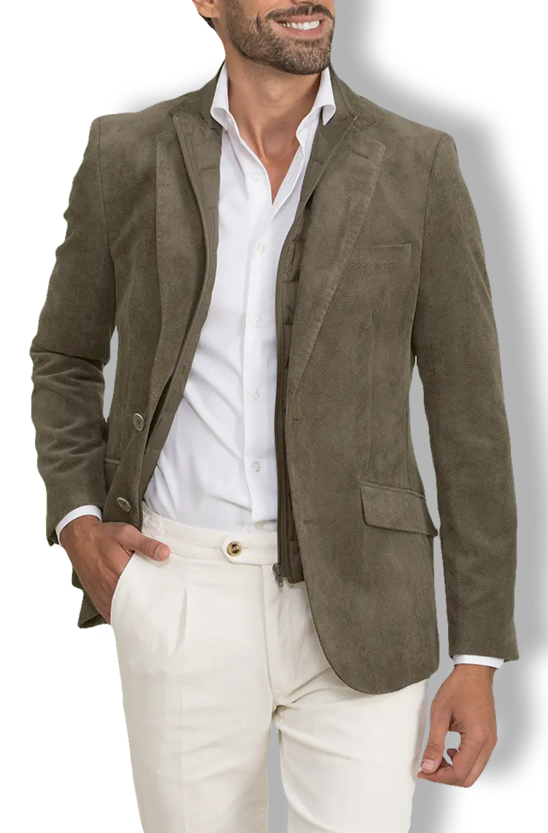 Americana Chaleco Marrón Tostado | Kiko Bigot