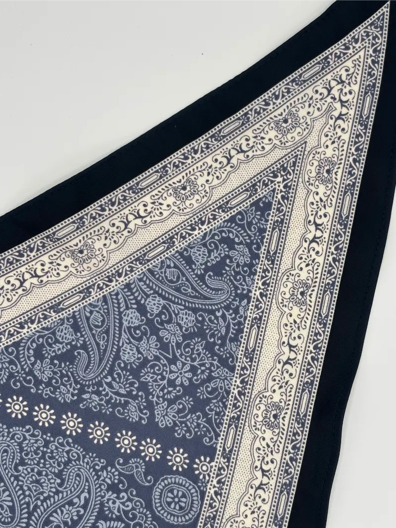 Fular Marino y Celeste | Kiko Bigot