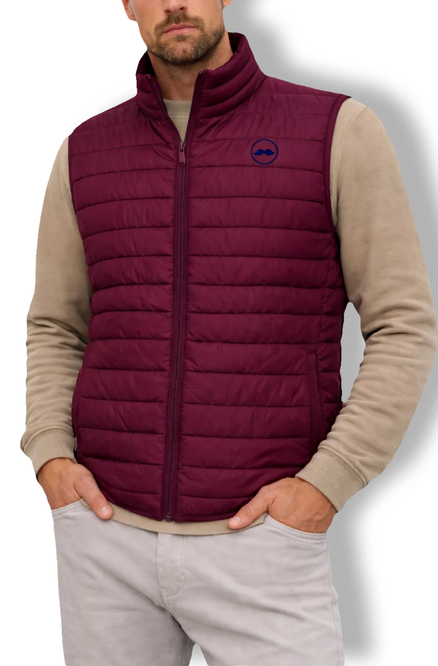 Chaleco Bigot Rojo Ciruela | Kiko Bigot