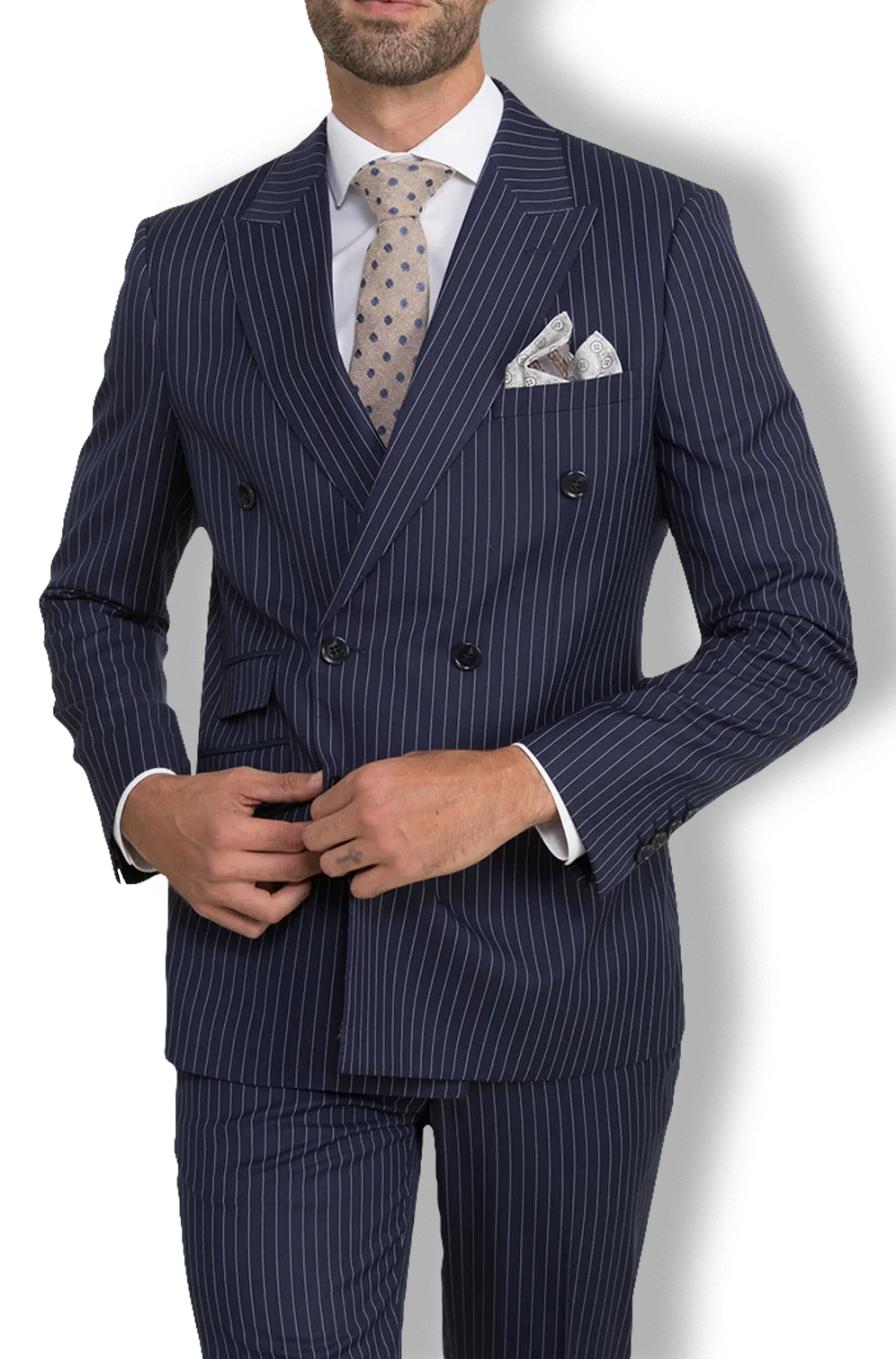 Traje Cruzado Diplomático Azulón Kiko Bigot