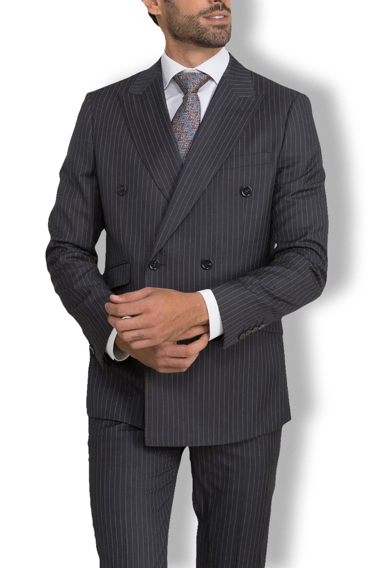 Traje Cruzado Diplomático Gris | Kiko Bigot