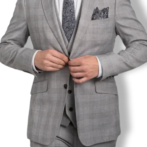 Traje Galés gris claro